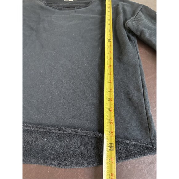 Black Long Sleeve Top W/ Rhinestone Back Cutouts & Off-Shoulder Design L - Picture 7 of 11